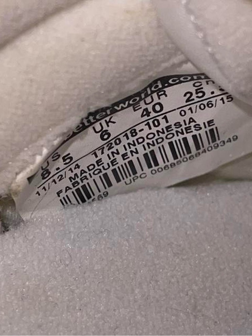 Nike Sneakers Cortez Style White/Black Swoosh Shoes Womens 8.5 - Picture 5 of 7